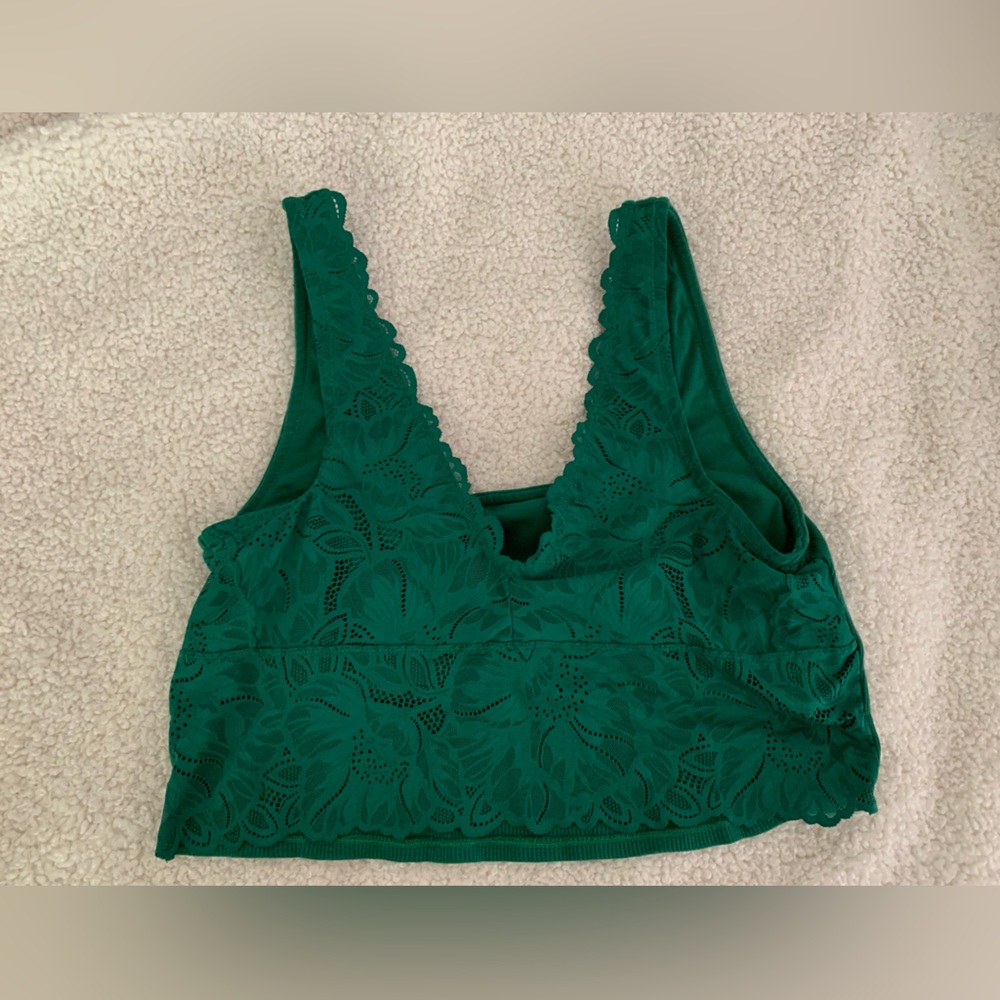 aerie Green Lace Bralette